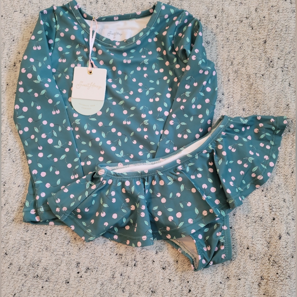 NWT SweetHoney Swim Set 4t